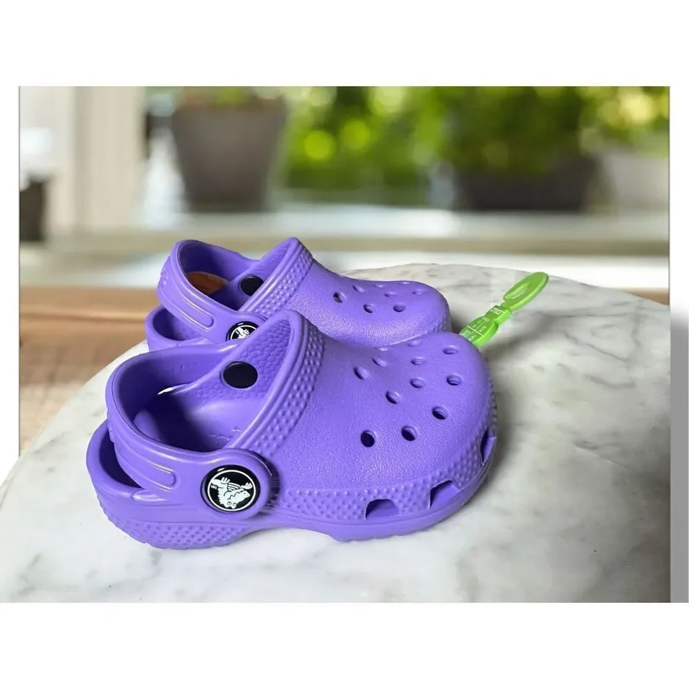 NEW 🆕🔥 CROCS Toddler Baby Clogs Slip-on Water Shoes Size C 5